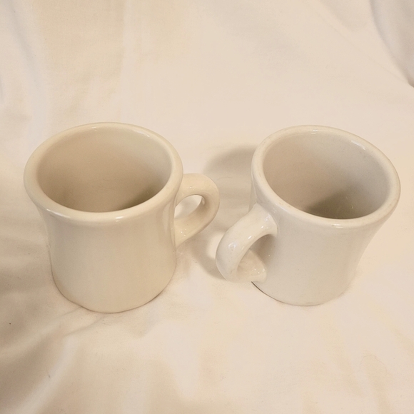 Vintage Victor Diner Mug Plain No Logo - Set of Two. - Picture 1 of 4